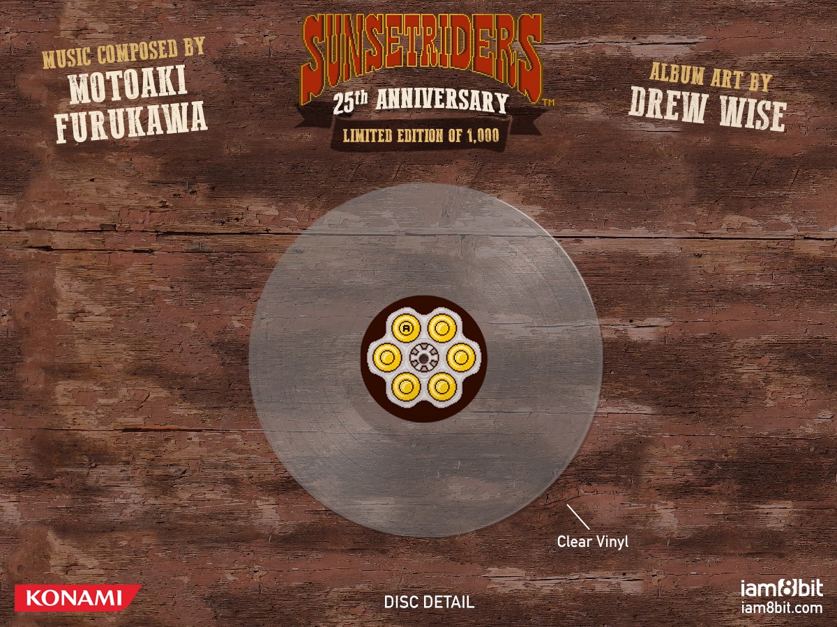 Sunset Riders Soundtrack (LP) by Motoaki Furukawa image