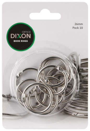 Dixon Book Rings 26mm Pack 10 image