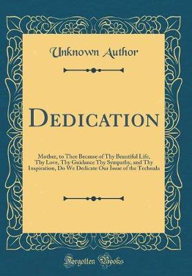 Dedication by Unknown Author image