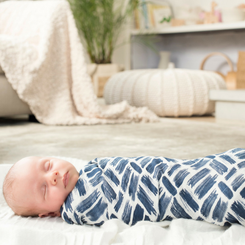 Aden + Anais: Silky Soft Bamboo Swaddle - Seaport (3 Pack) image