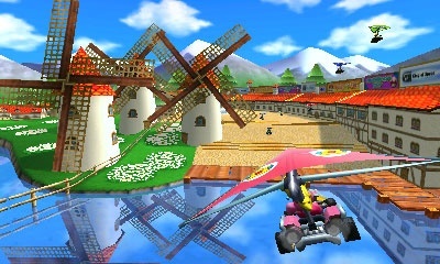 Mario Kart 7 on 3DS