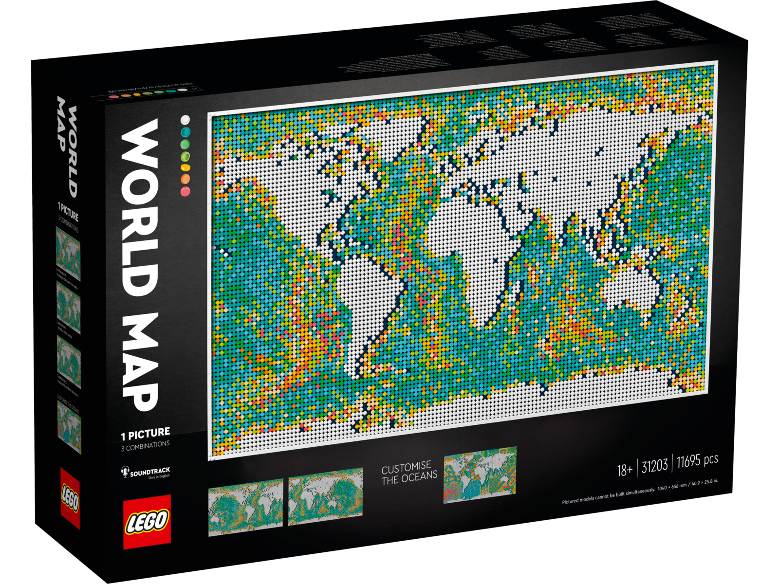 LEGO: Art - World Map image