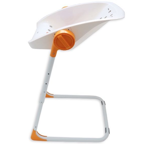 Charli: Baby Shower Chair - Orange/White