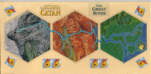 Settlers of Catan expansion : The Great River image