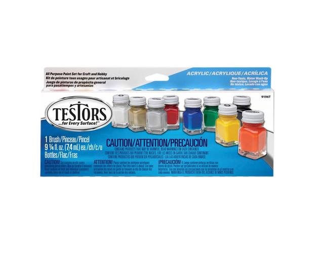 Testors Acrylic Value Paint Set at Mighty Ape NZ