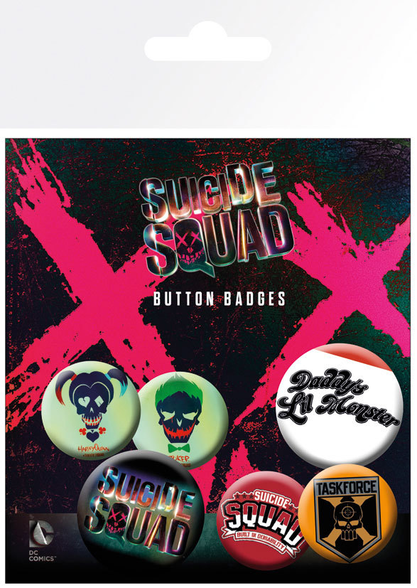 Suicide Squad: Lil Monster - Pin Badge Set image