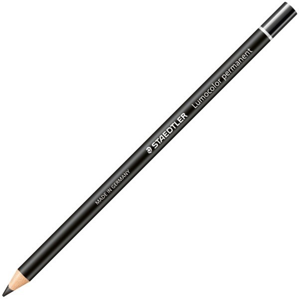 Staedtler: Lumocolor Permanent Glasochrom Pencil - Black image