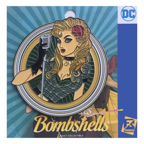 DC Bombshells - Black Canary Badge Pin image