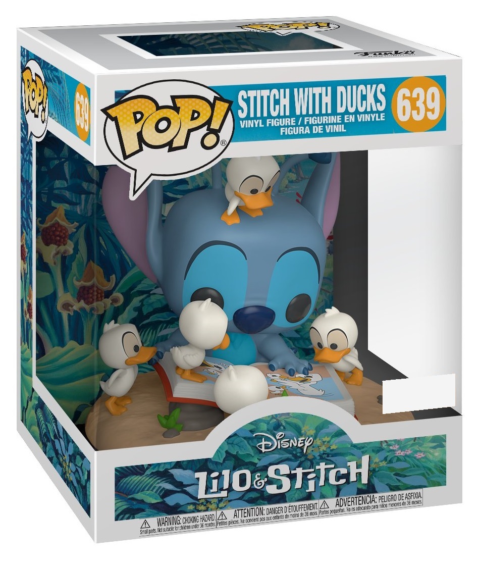 Stitch with Ducks Pop! Deluxe Figure at Mighty Ape Australia