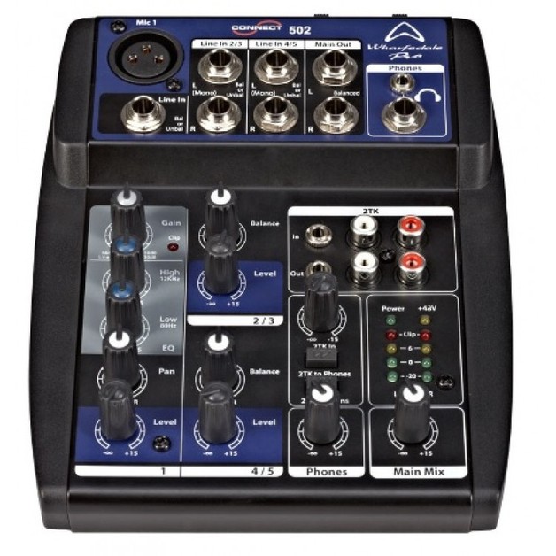 Wharfedale 1 XLR 2 Stereo Ch Mini Mixer with USB at Mighty Ape NZ