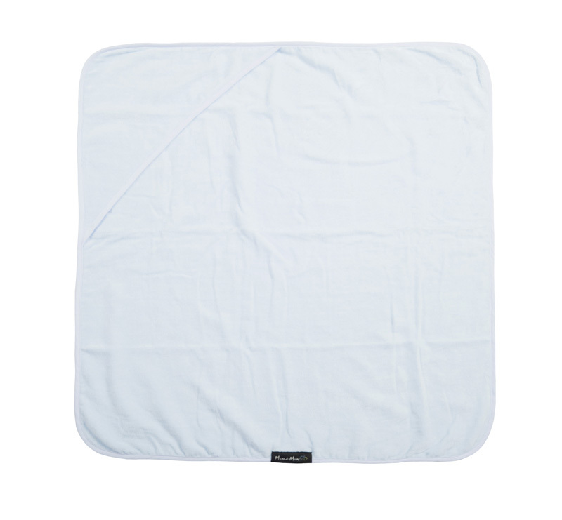 Mum 2 Mum Hooded Towel - White image