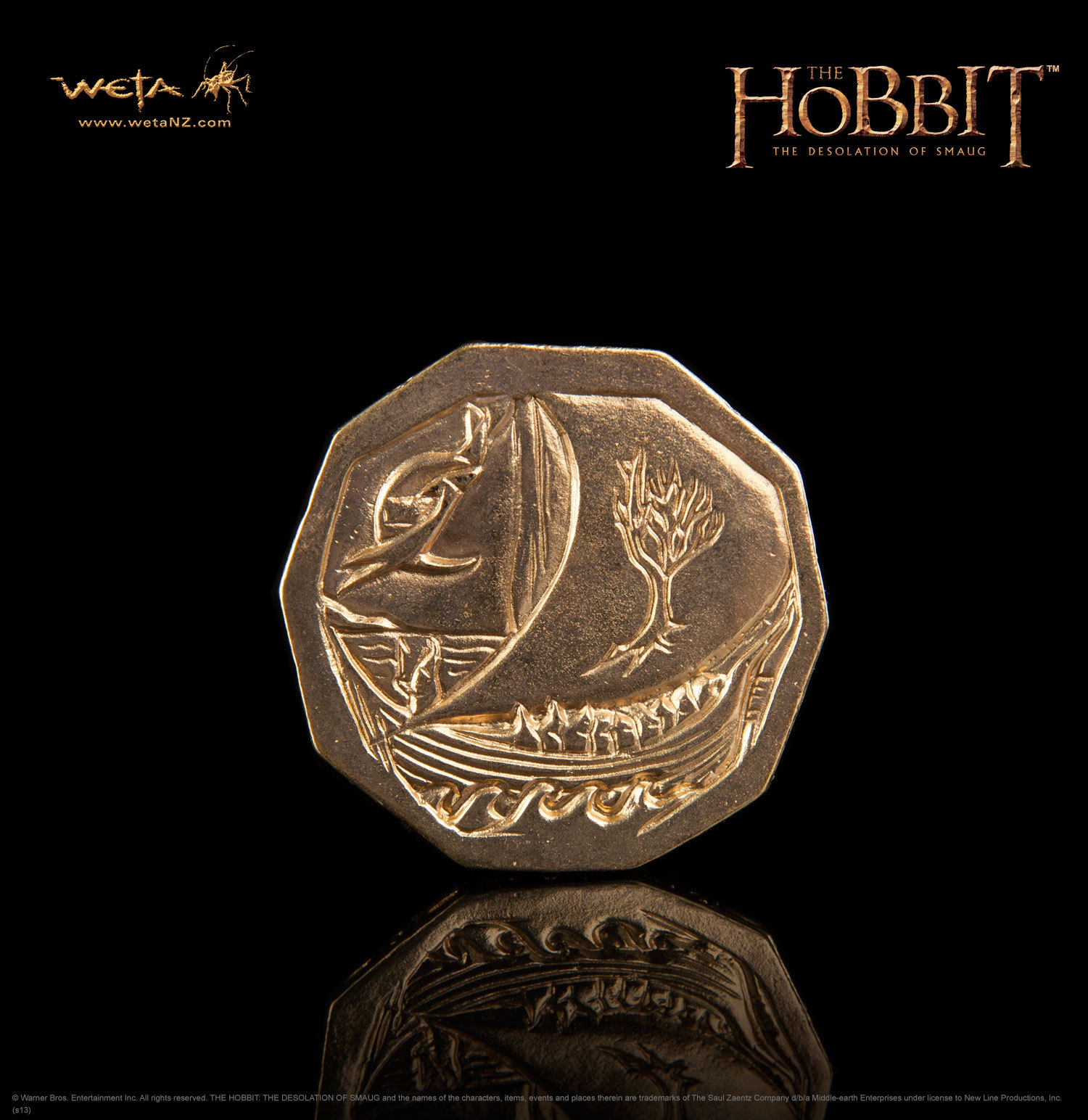 The Hobbit: Desolation of Smaug Treasure Coin #2 - by Weta image