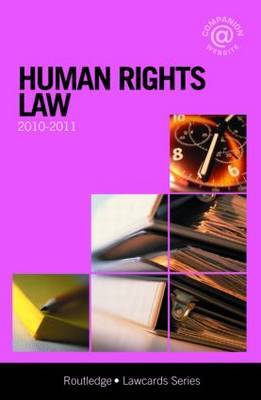 Human Rights Lawcards: 2010-2011 on Paperback