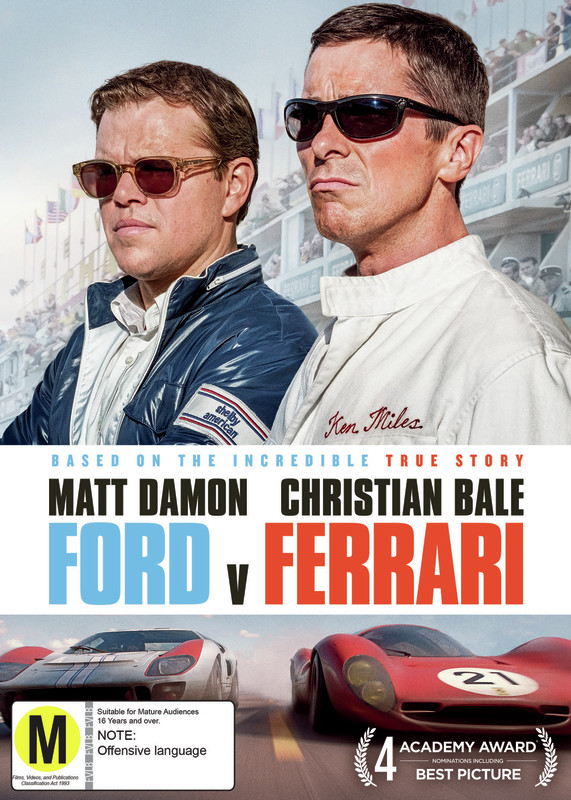 Ford V Ferrari Dvd In Stock Buy Now At Mighty Ape Nz