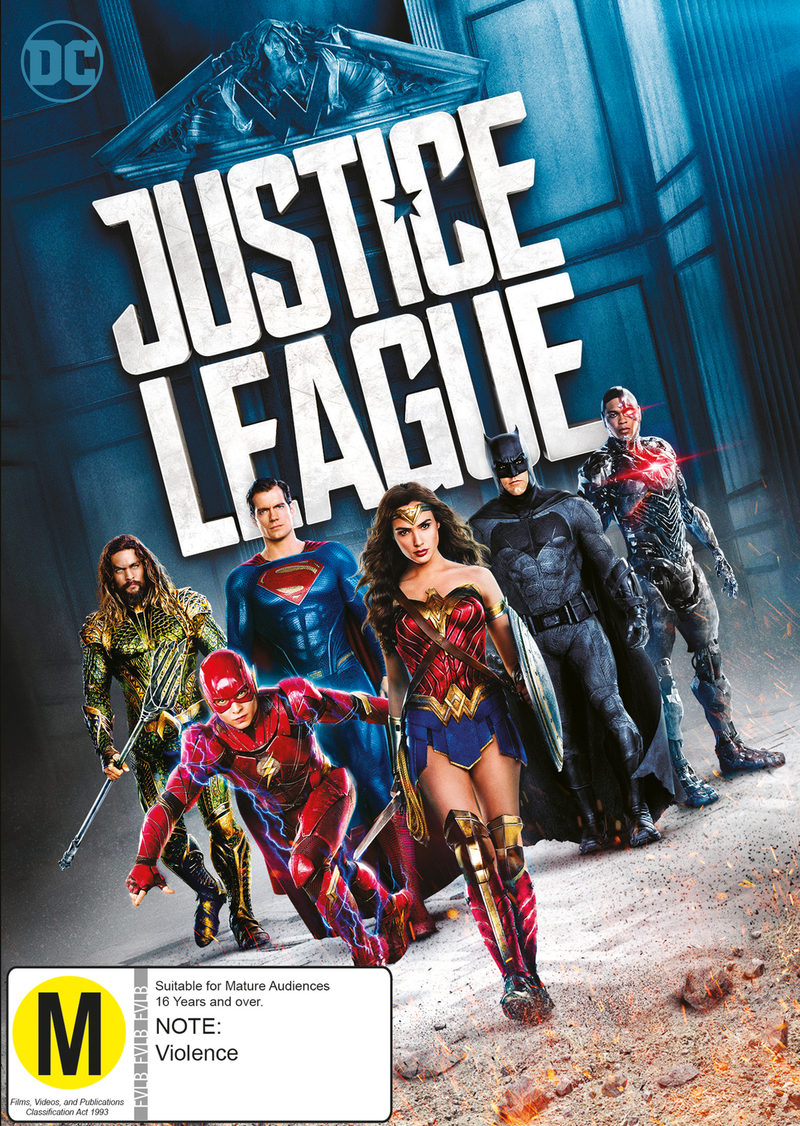 Justice League on DVD image