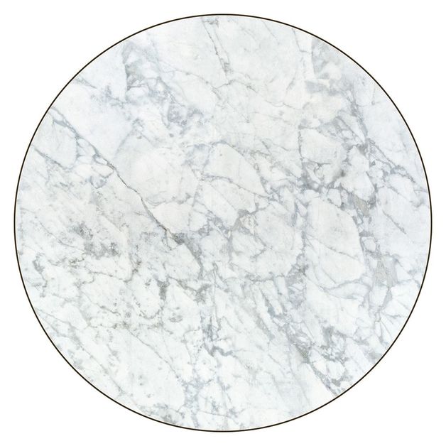 Marble Patterned White Placemat Round (Single) at Mighty Ape NZ