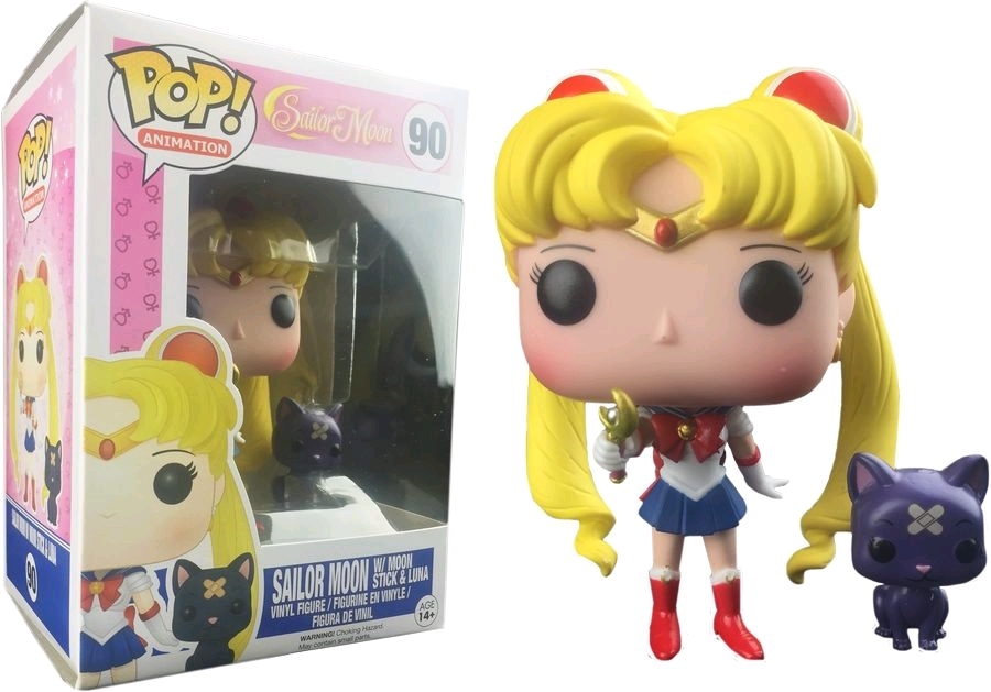 Sailor Moon - Sailor Moon w/ Moon Stick & Luna Pop! Vinyl Figure image