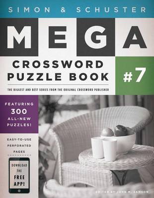 Simon & Schuster Mega Crossword Puzzle Book #7 by John M Samsonm image