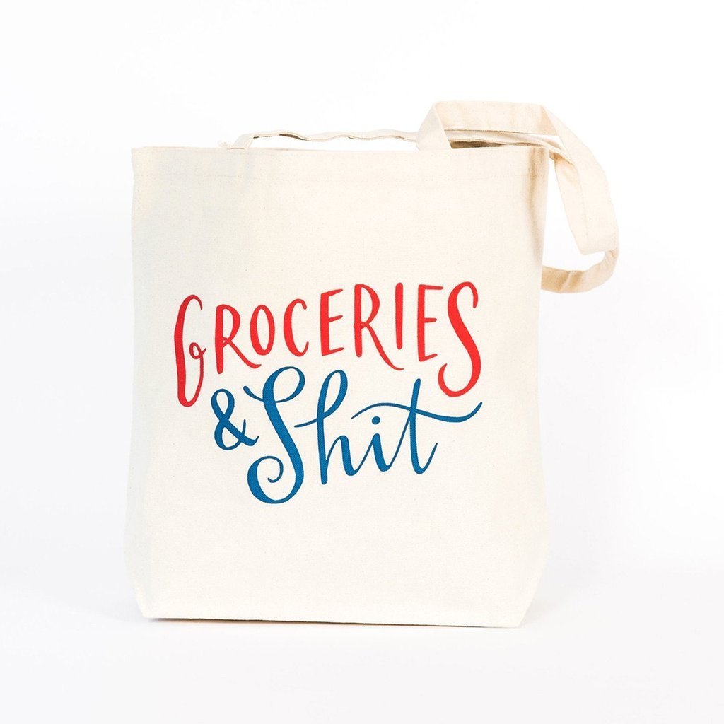 Emily McDowell Groceries & Sh*t Shopping Tote image