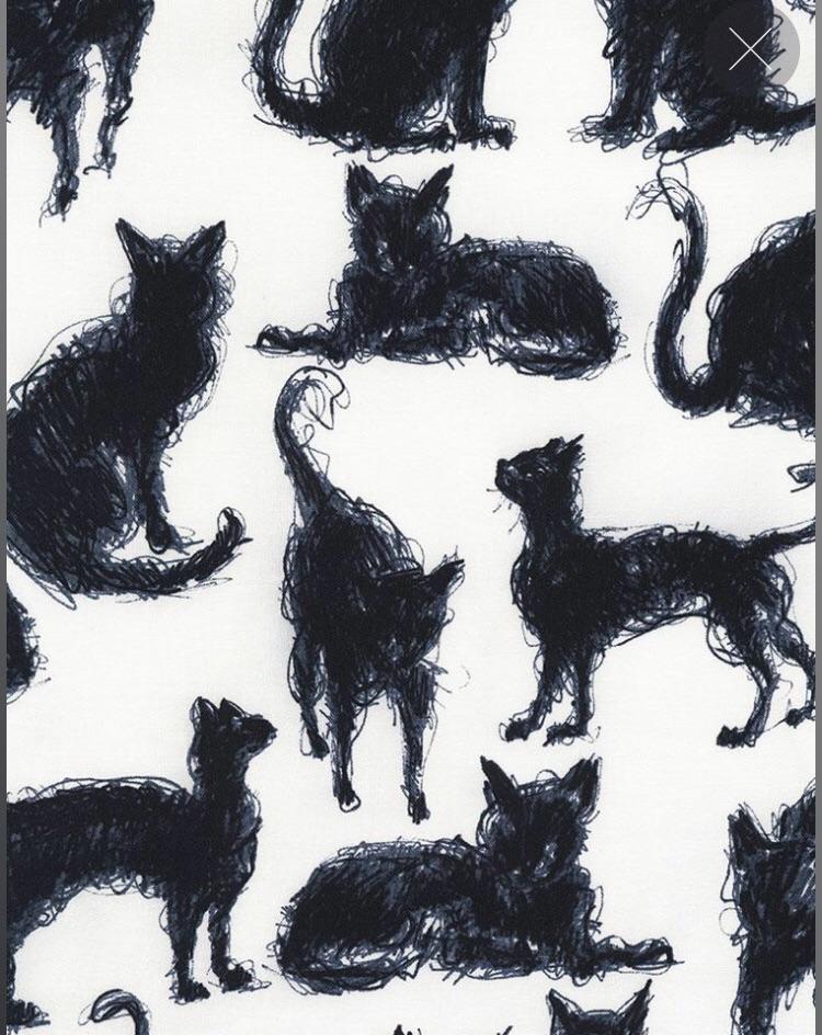 Retrolicious: Sketchy Cat Dress - (Large) image