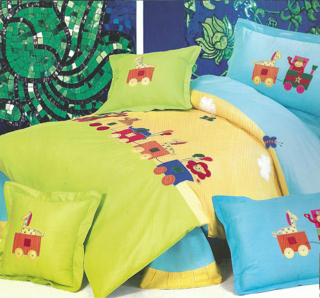 Single Bedding Set Animal Train at Mighty Ape NZ