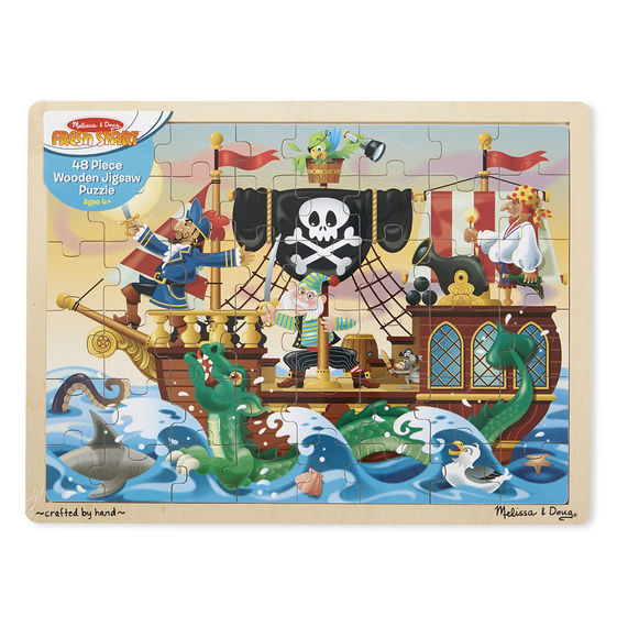 Melissa & Doug: Pirate Adventure Jigsaw Puzzle - 48 Pieces image