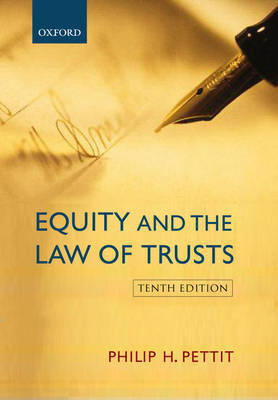 Equity and the Law of Trusts by Philip H. Pettit image
