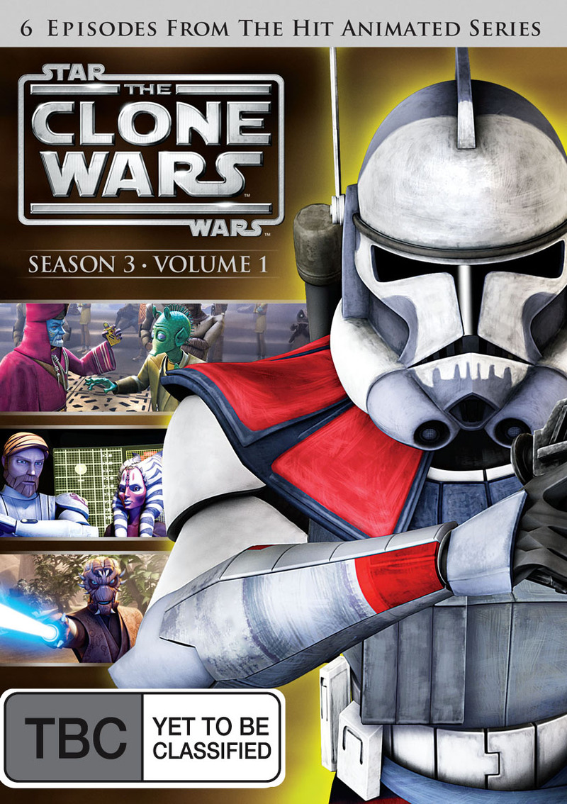 Star Wars: The Clone Wars - Season 3 Volume 1 on DVD image