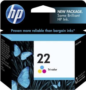 HP 22 Tri-color Ink Cartridge