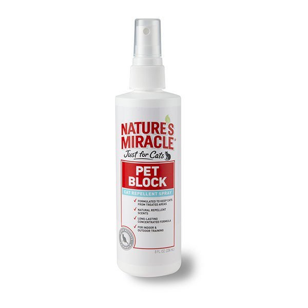 Nature's Miracle Pet Block Repellent Spray Just For Cats image