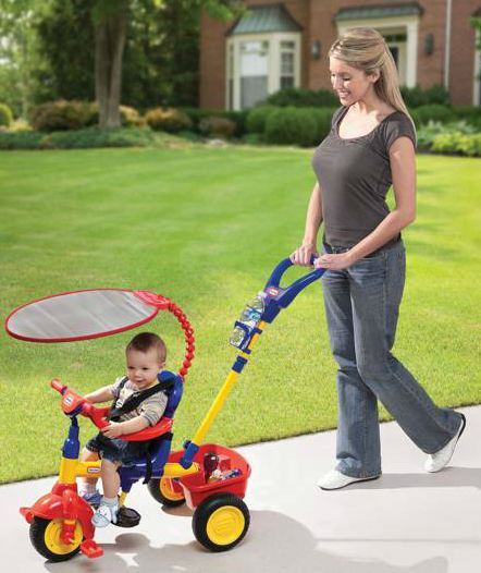 Little Tikes 3-in-1 Trike - Red, Yellow and Blue image