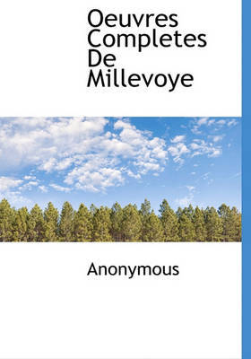 Oeuvres Completes de Millevoye image