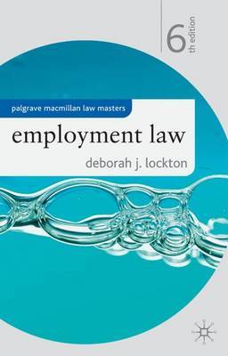 Employment Law on Paperback by Deborah J. Lockton