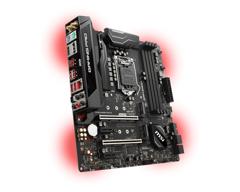 MSI Gaming Pro AC Z370M Gaming Motherboard