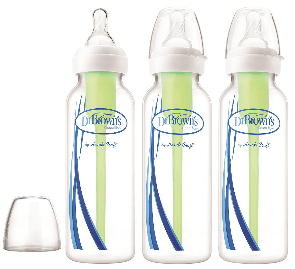 Dr Brown's 250ml Options Feeding Bottle - Narrow Neck - 3 Pack