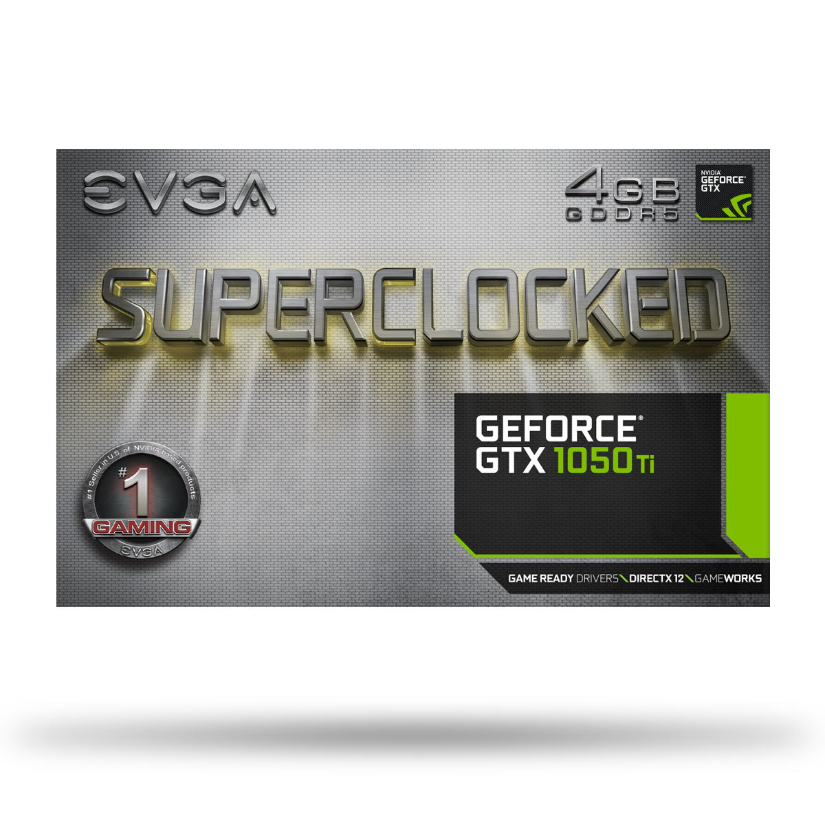 EVGA SC GeForce GTX1050TI GDDR5 Graphics Card 4GB PCI-E 3.0 image