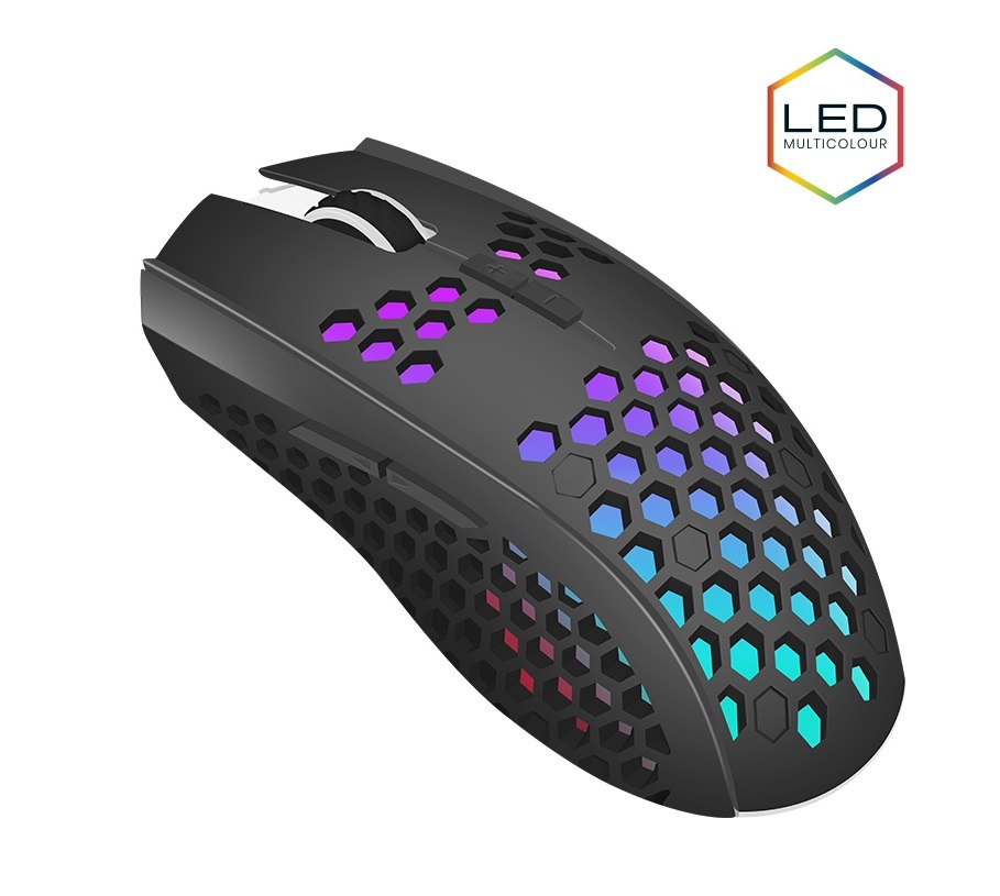 Gorilla Gaming HEX RGB Mouse (Black) for PC image