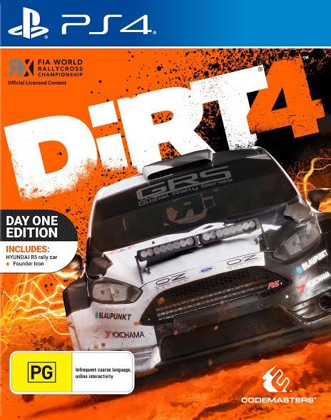 DiRT 4 Day One Edition for PS4 image