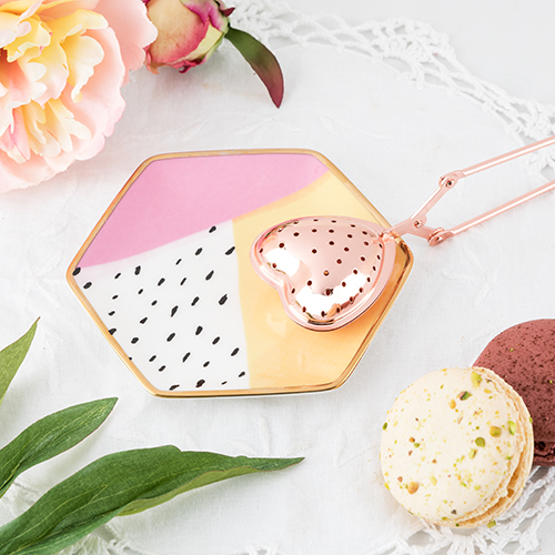 Pinky Up: Ceramic Tea Tray - (Color Blocked) image