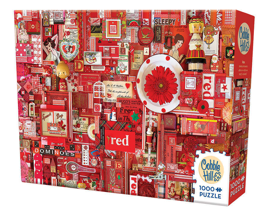 Cobble Hill: The Rainbow Project (Red) - 1000pc Puzzle image