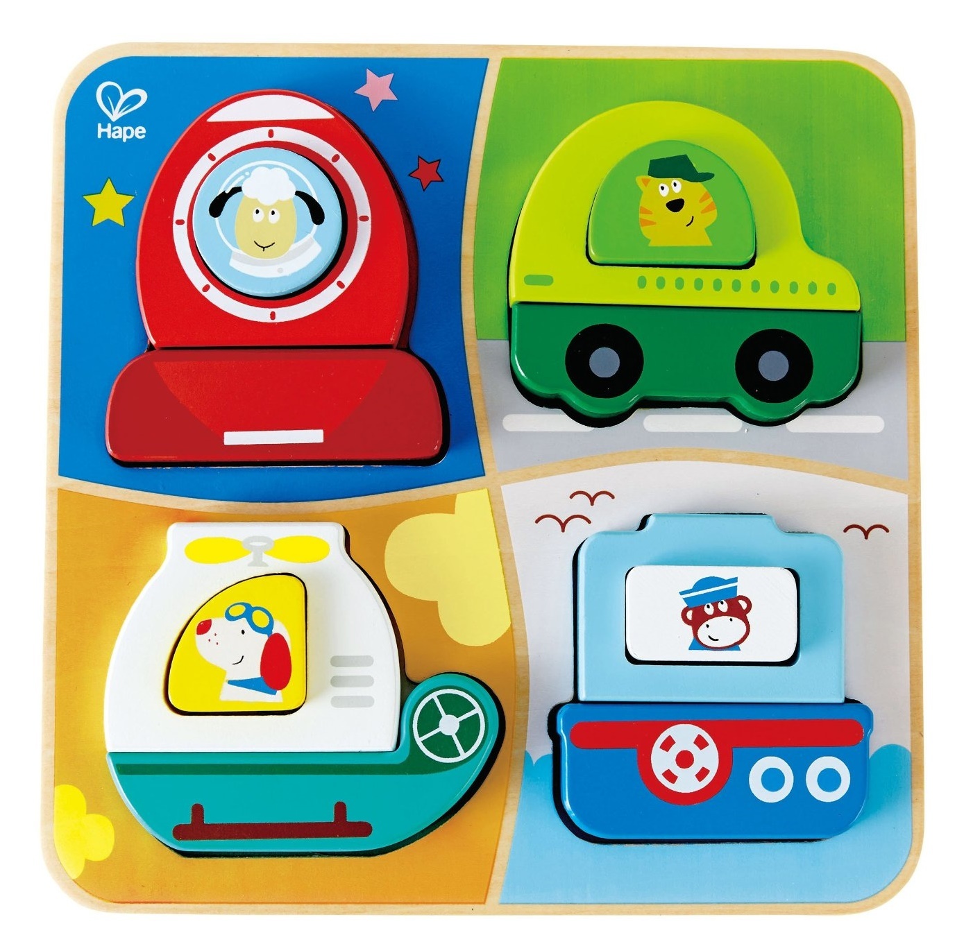Hape: All-Terrain Adventure - Wooden Puzzle image