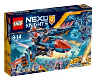 lego nexo knights clay's falcon fighter blaster