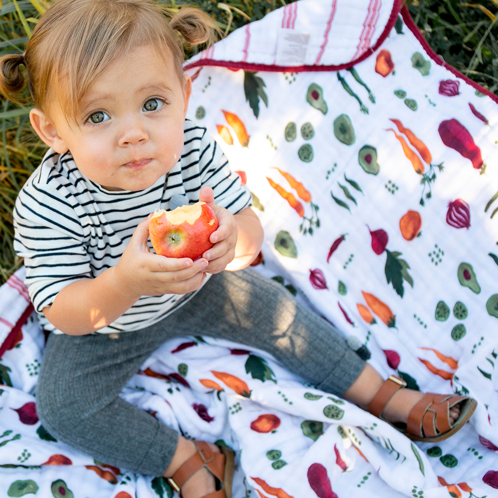 Little Unicorn: Cotton Muslin Quilt - Farmers Market image