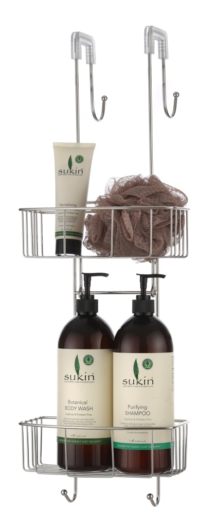 L.T. Williams - Over screen Stainless Steel Shower caddy image