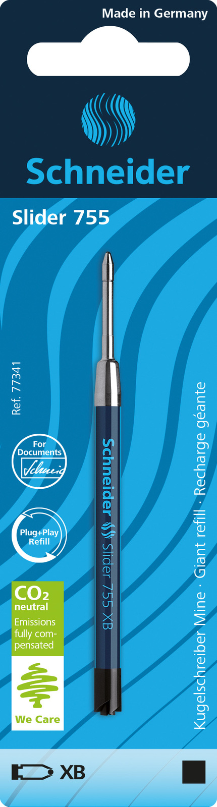 Schneider: Slider 755 Ballpoint Refill - Black (XB) image