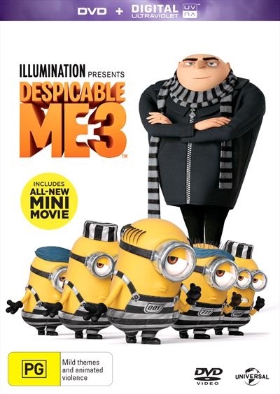 Despicable Me 3 on DVD