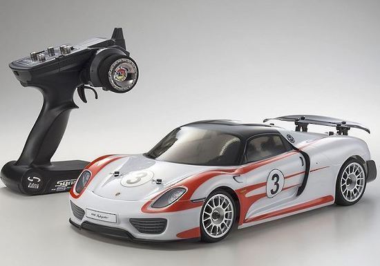 Kyosho EP FAZER VE PORSCHE 918 Spyder Si RC 1/10 Car Readyset image