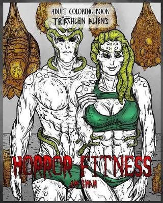 Adult Coloring Book Horror Fitness by A.M. Shah image