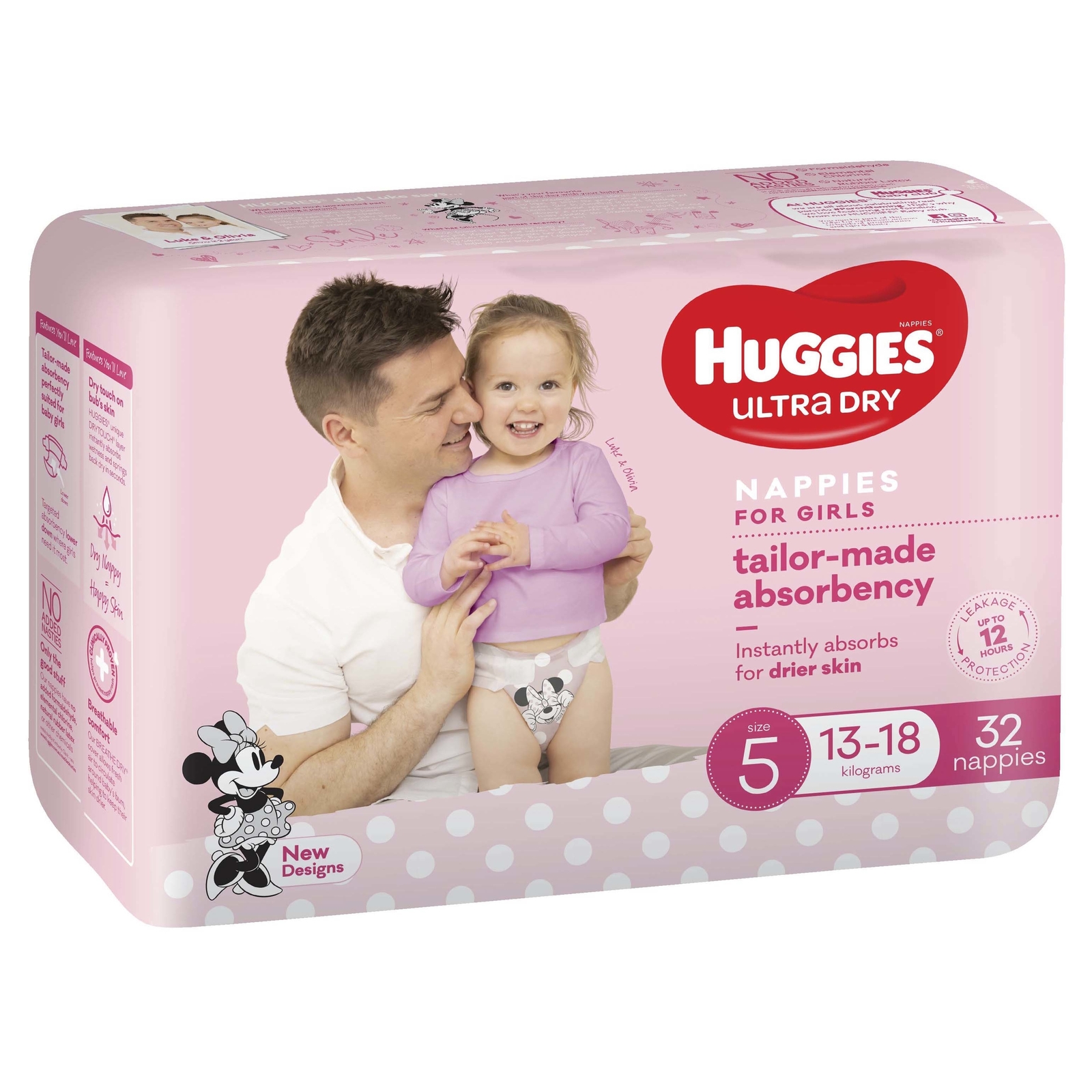 Buy Huggies Ultra Dry Girl Nappies Size 5 at Mighty Ape Australia