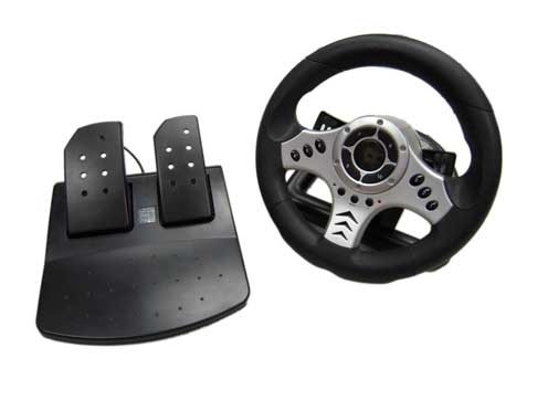 Futuretronics Wired Racing Wheel for PS2 image
